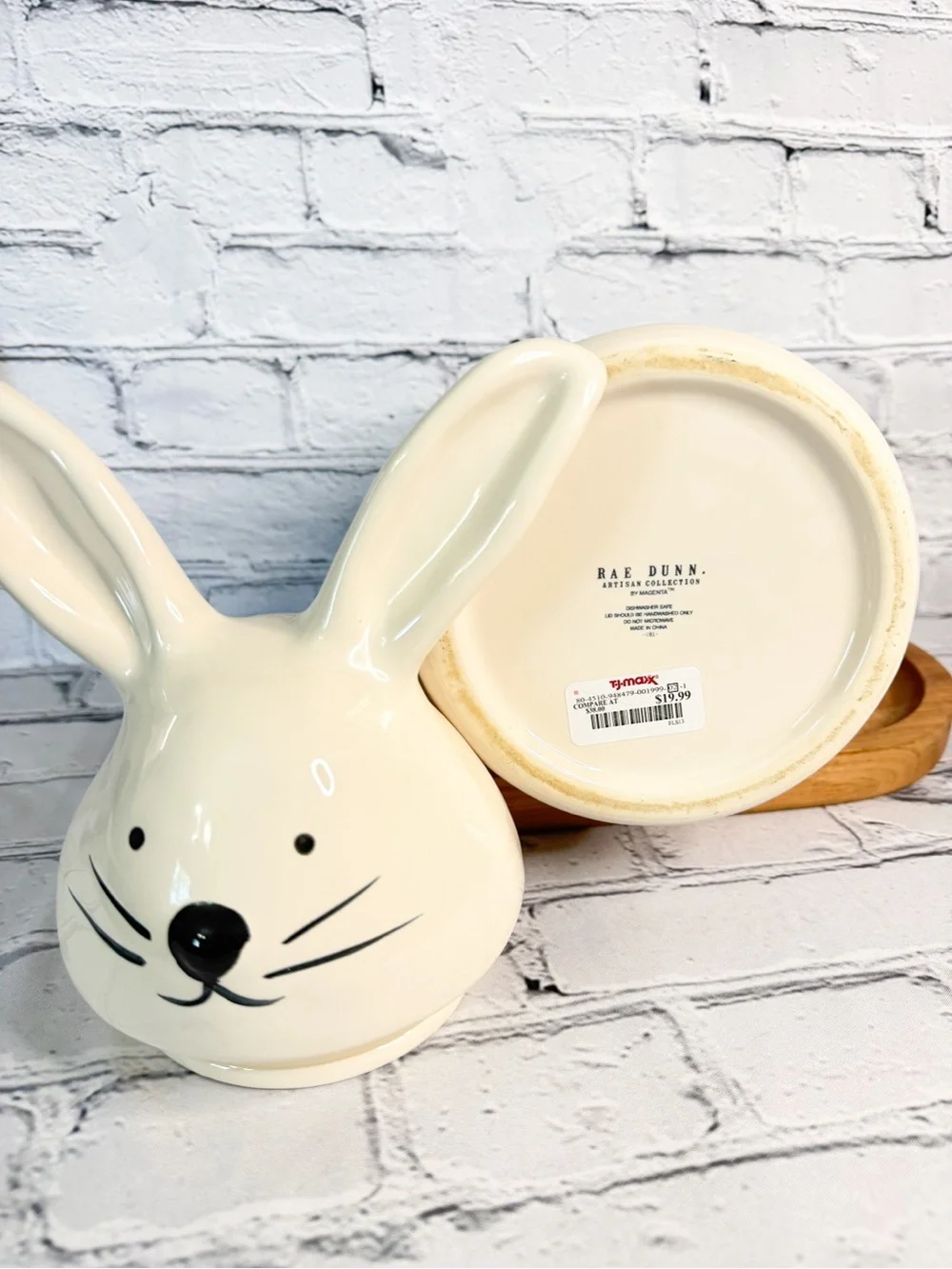 Rae Dunn Bunny Treats Canister